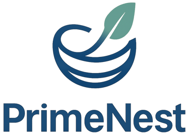 **PrimeNest Cleaning Services** logo