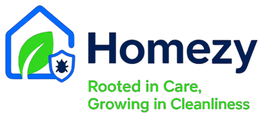 HOMEZY CLEANING CARE logo