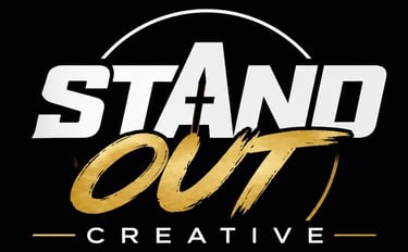 Stand Out Creative wears logo