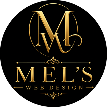 Mel's Web Design logo
