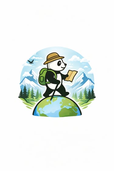 panda travel logo