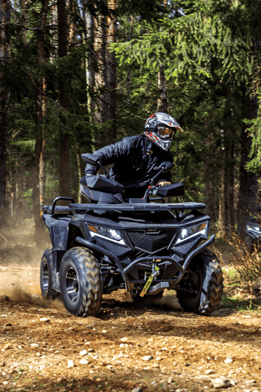 Keturračių nuoma uždaroje trasoje