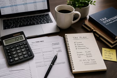 quarterly tax planning for freelancers and contractors