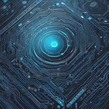 a white robot sitting on top of a table