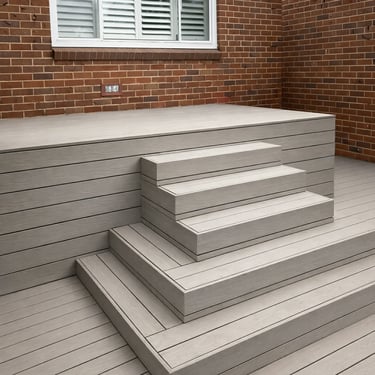North Manly Composite Deck With Stairs