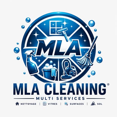 MLA CLEANING logo