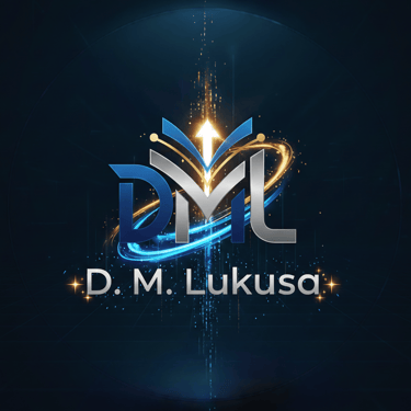 D.M. Lukusa website logo