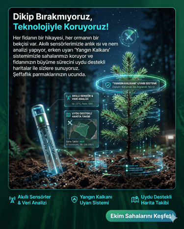 Smart forest monitoring system with sensors and satellite tracking to prevent wildfires.