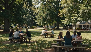 A focused student in Georgia, North American / US, exploring a science experiment in a bright, modern home-learning space.