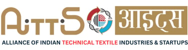 Official logo of AITTS, the Alliance of Indian Technical Textile Industries and Startups.