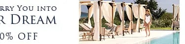 Baglioni Hotels and Resorts summer vacation promotion with luxury poolside cabanas and 20% off booking.