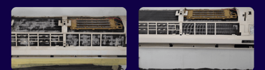 Comparison between conditioning before and after the chemical washing process