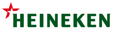 logo of Heineken with external link to a linkedin post
