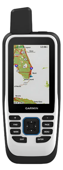 a gps device with a gps device on it