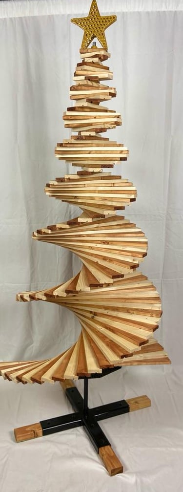 Sapin de Noel en bois 3