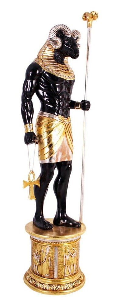 a statue of an egyptian god