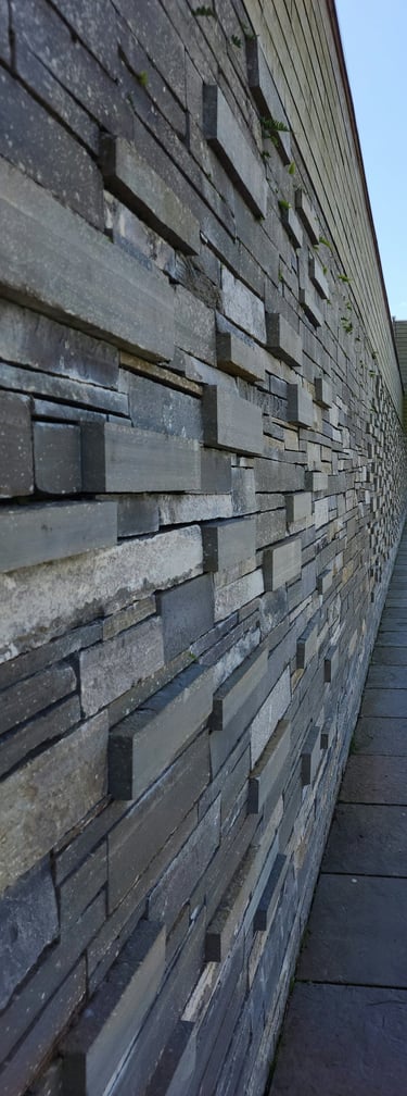 A brick pulled for each who died at Culloden