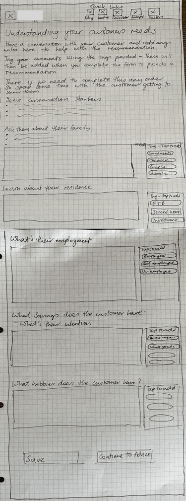 Alternative fullpage sketch of the digital capture tool