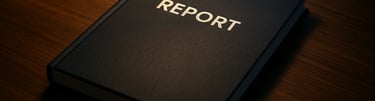 Report na biurku