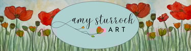 a picture of a flowered background with a blue circle with a bird on it