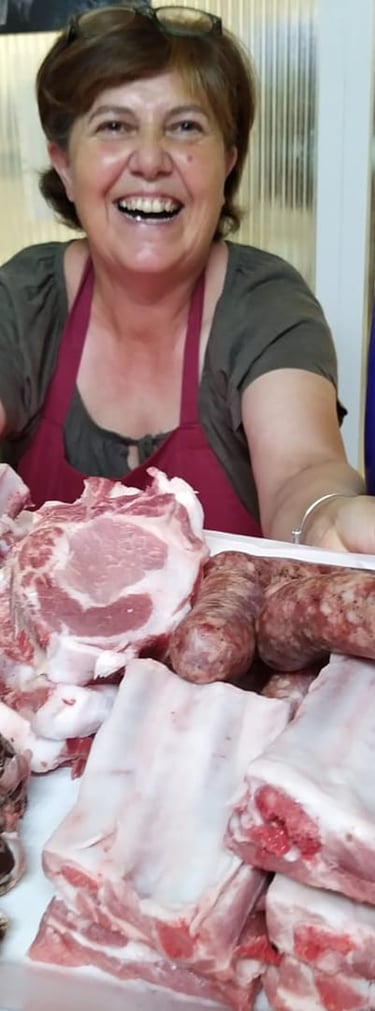 tiziana in macelleria