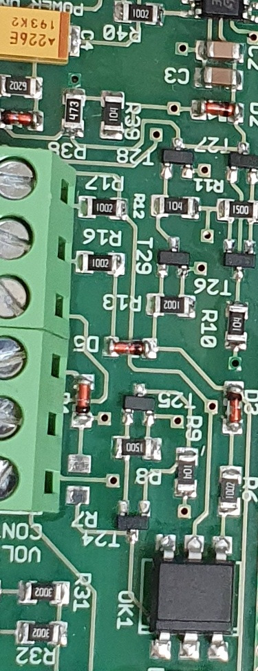 Input electronic stage circuit
