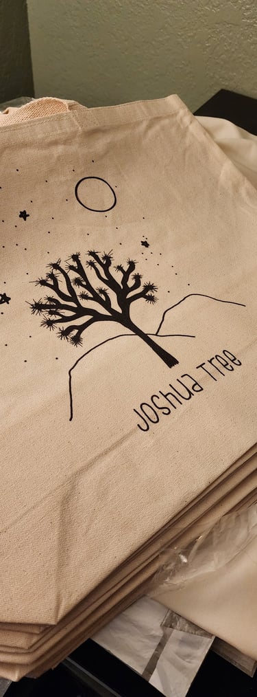 Our Joshua Tree tote bag
