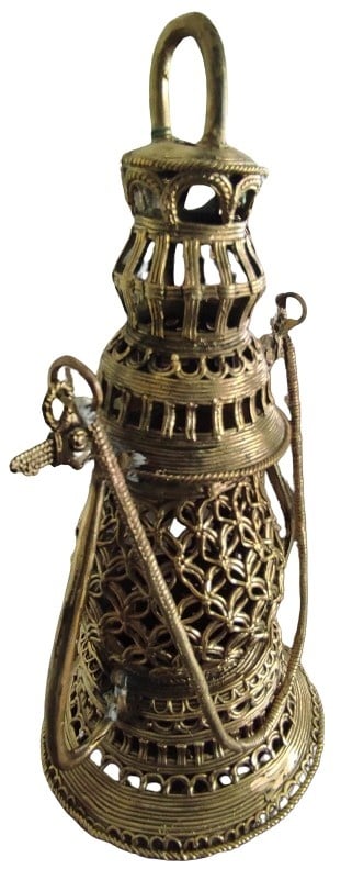 "Handcrafted brass lantern–rustic tribal home decor–vintage lighting-For overseas logistics"