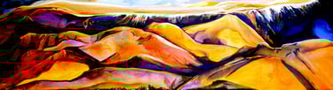 Vargas Art Abstract Mountains "Penelope"