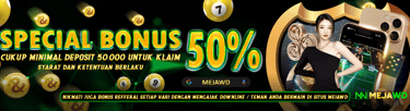 Meja WD Bonus 