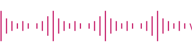 a pink sound waveforme with a grey background