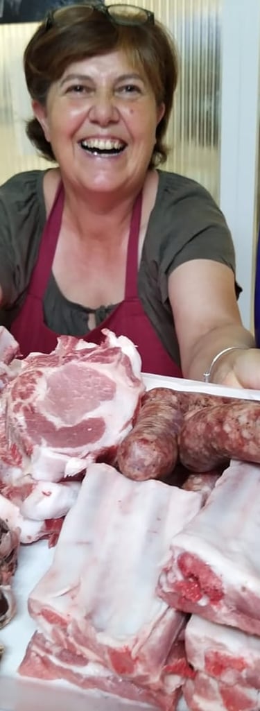 tiziana in macelleria