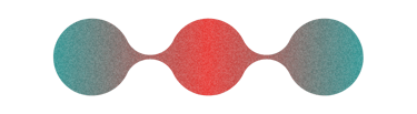 a pair of two circles of circles of different colors