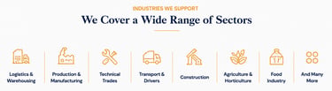 Recruitment industries supported by VikHire Recruitment
