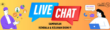 Layanan Live Chat 24 jam DindaHappy untuk bantuan dan keluhan