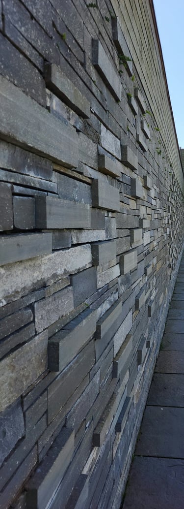 A brick pulled for each who died at Culloden