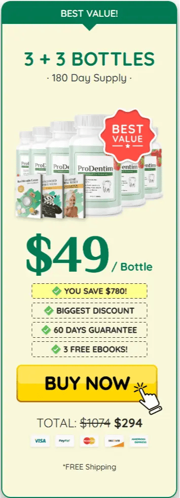 prodentim six bottles offer