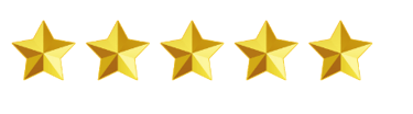 5 golden stars