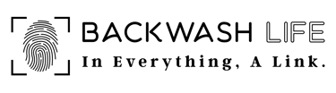 Logo BACKWASH LIFE en noir et blanc