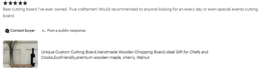 customer Joseph review of horacio & visconti custom design