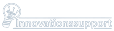 Innovationssupport vit logotyp