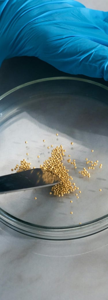 Measuring out granules