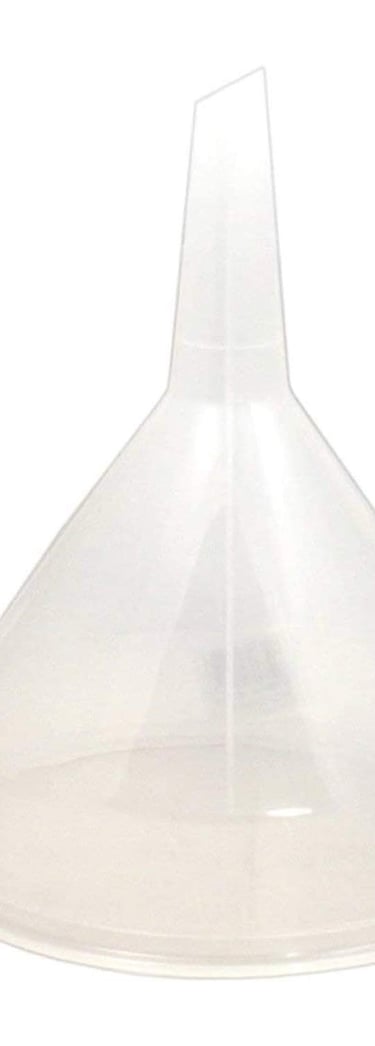 a clear plastic funneled funneled funneled funneled funneled funneled funnel
