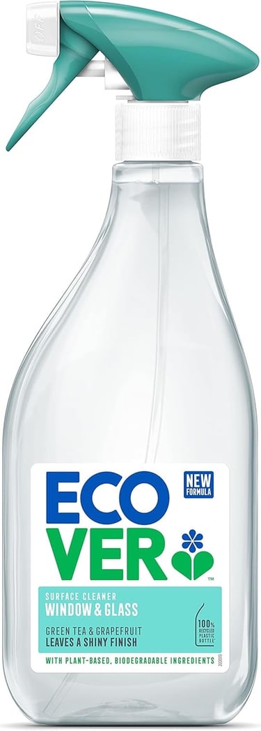 a bottle of eco - friendly cleaner with a spray bottle