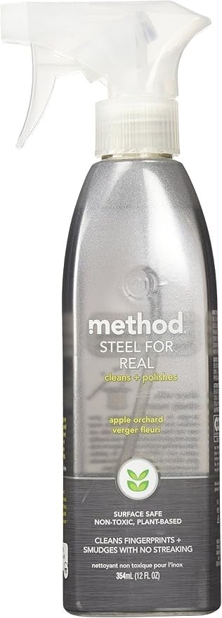 a spray bottle of method to clean a kitchen