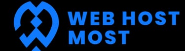 a webpagel logo with web host most on it