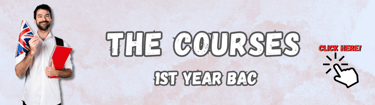 English courses for 1st year bac