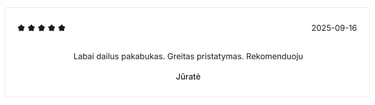 Atsiliepimas apie ametisto pakabuką