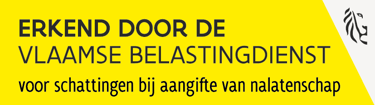 Erkend door de Vlaamse Belastingsdienst voor schattingen bij aangifte van nalatenschap