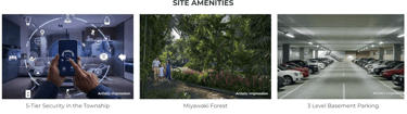 Site Amenities hero homes